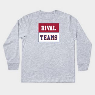 Rival Teams | Alabama vs Auburn Kids Long Sleeve T-Shirt